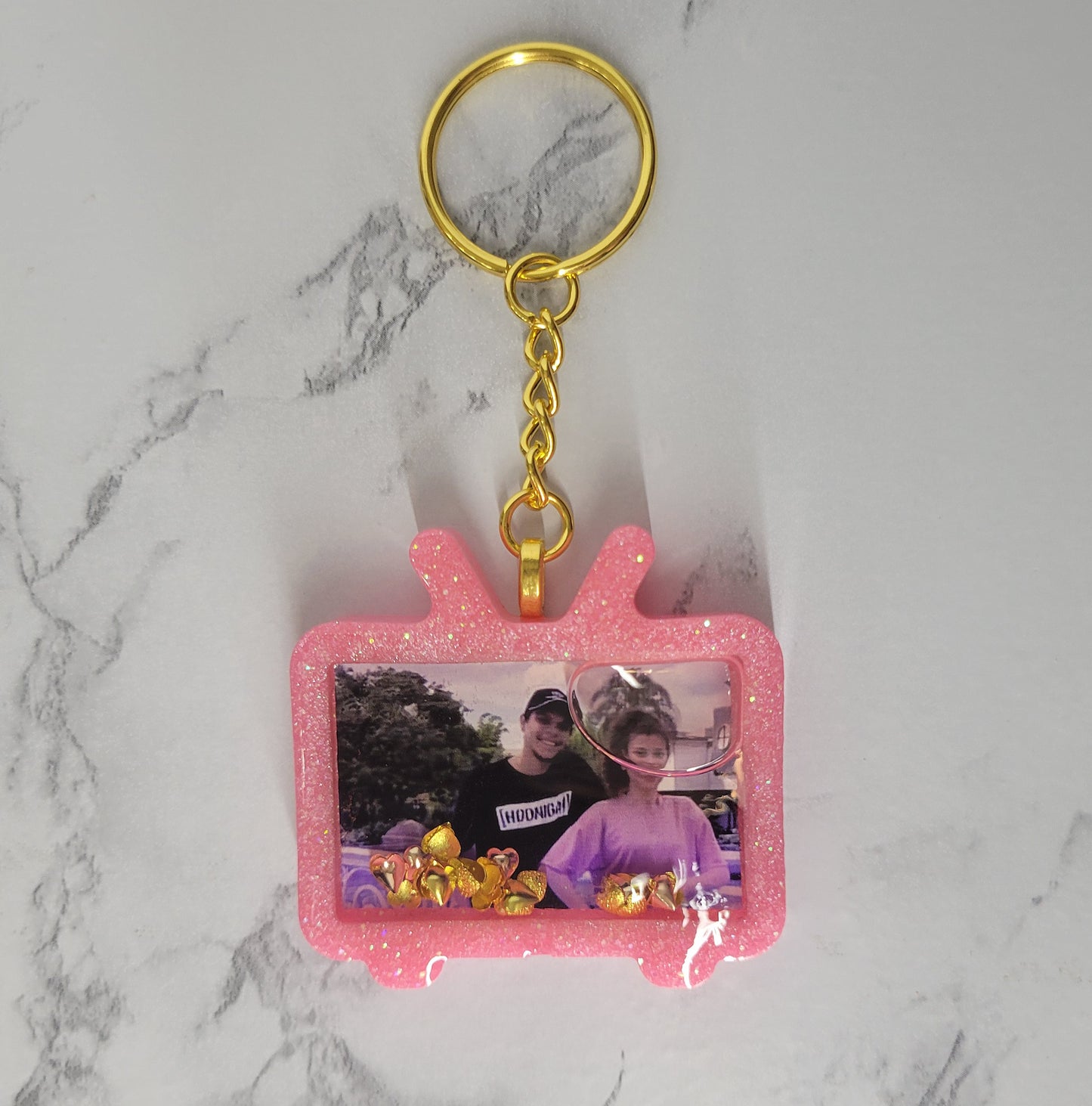 Mini Photo TV Keychain