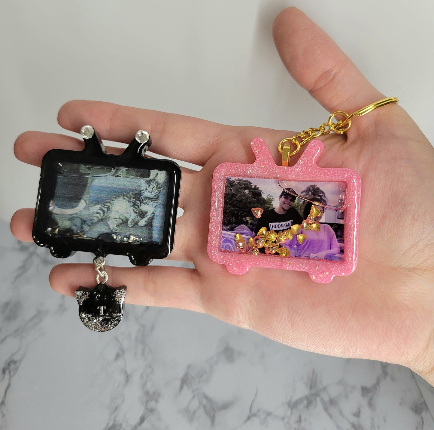 Mini Photo TV Keychain