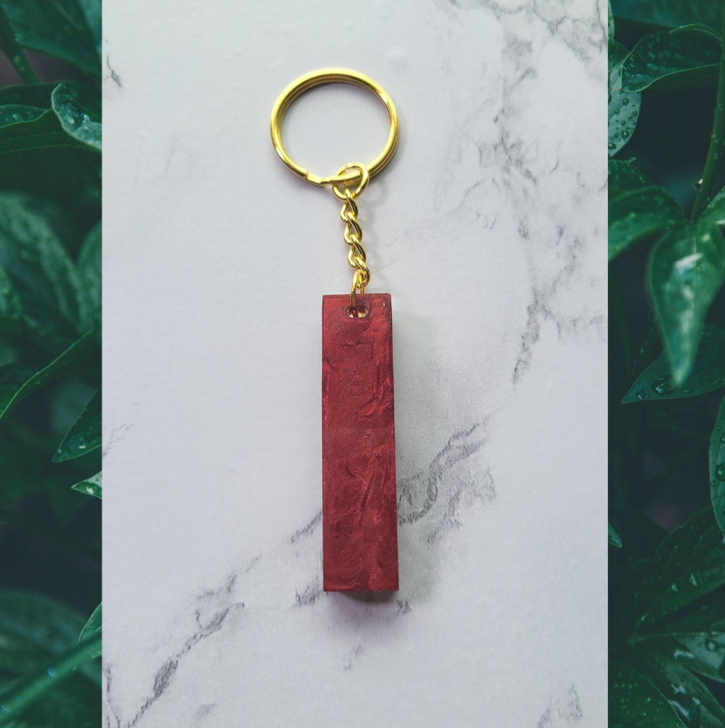 Gold Flake Keychain