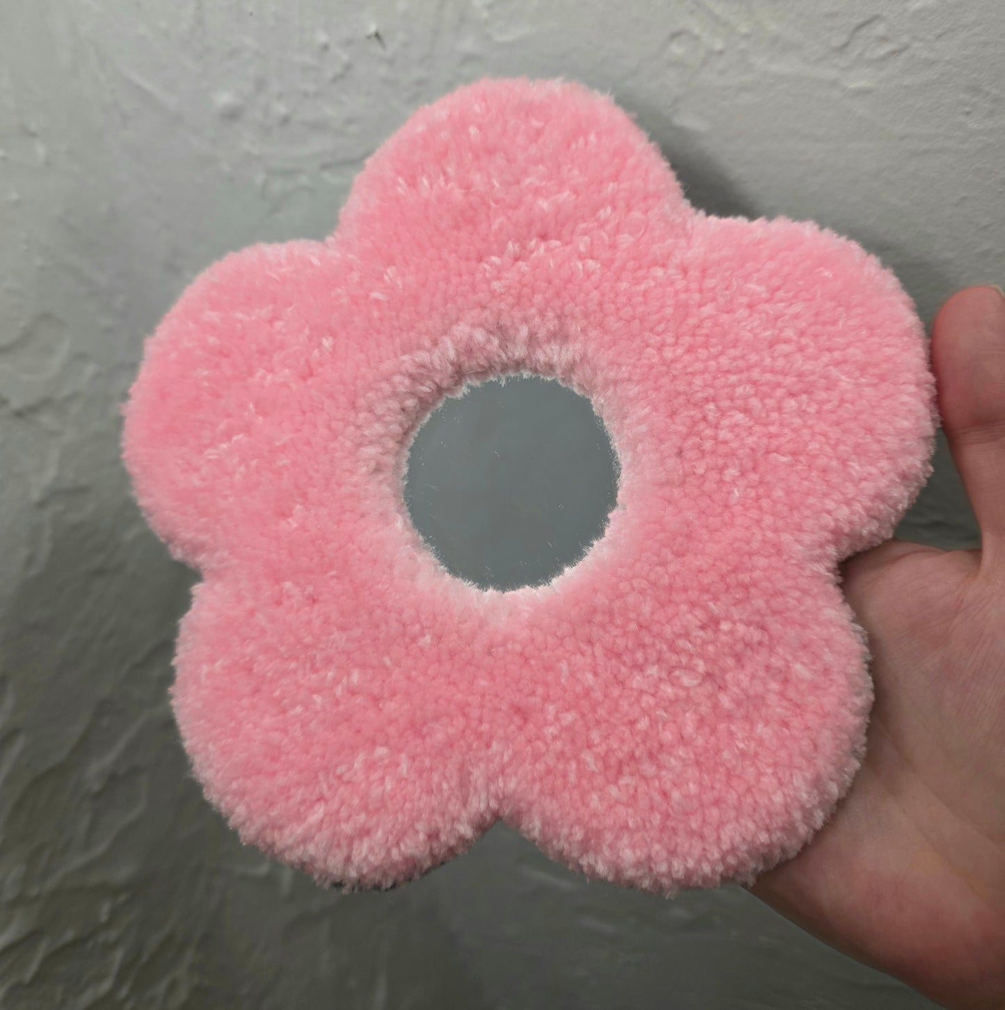 Pink Flower Mirror