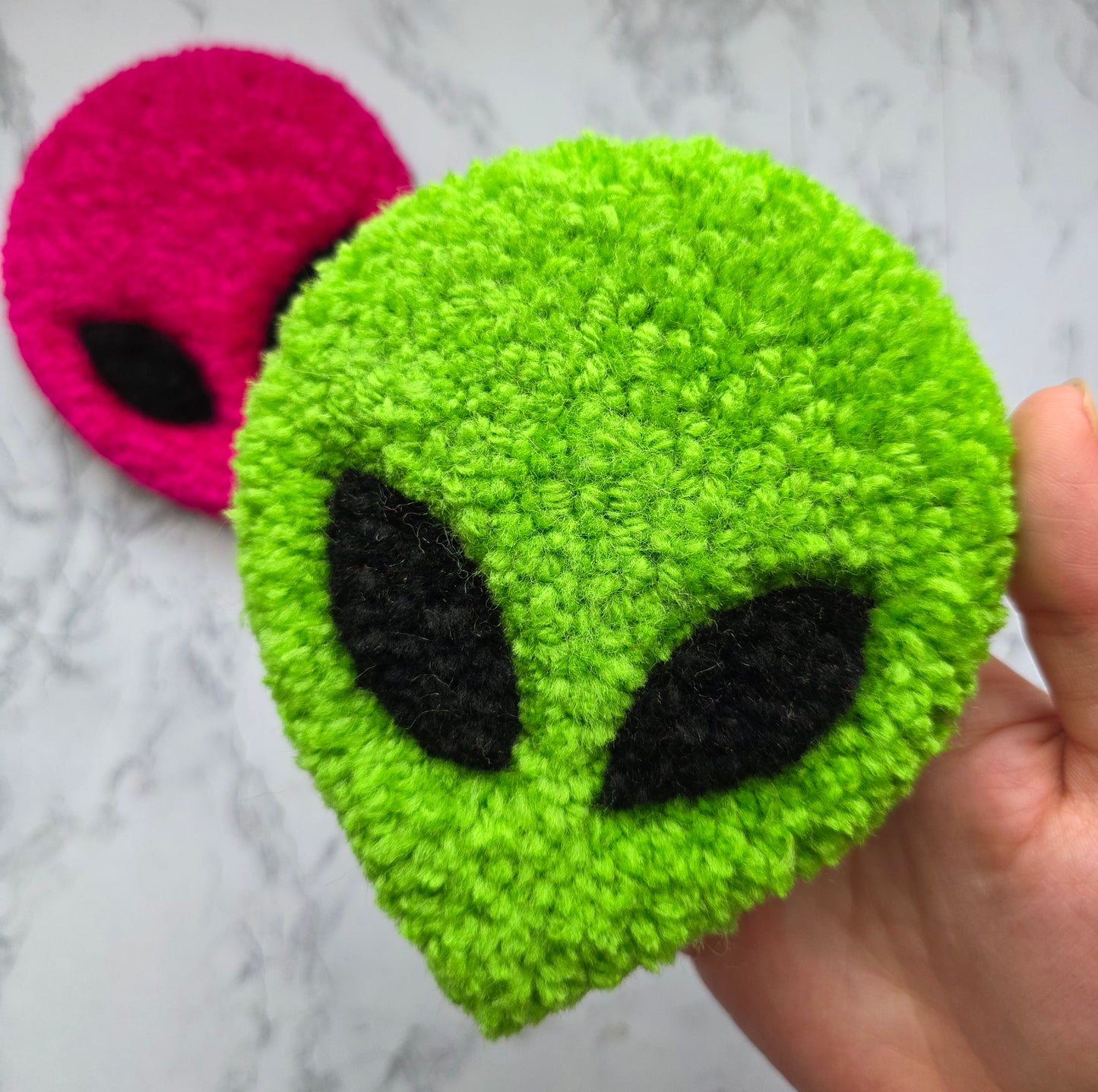 Mug Rug, Alien Face