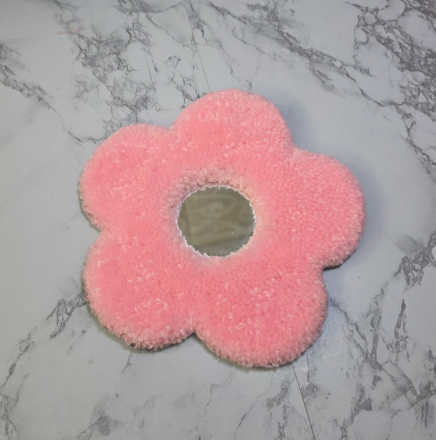 Pink Flower Mirror