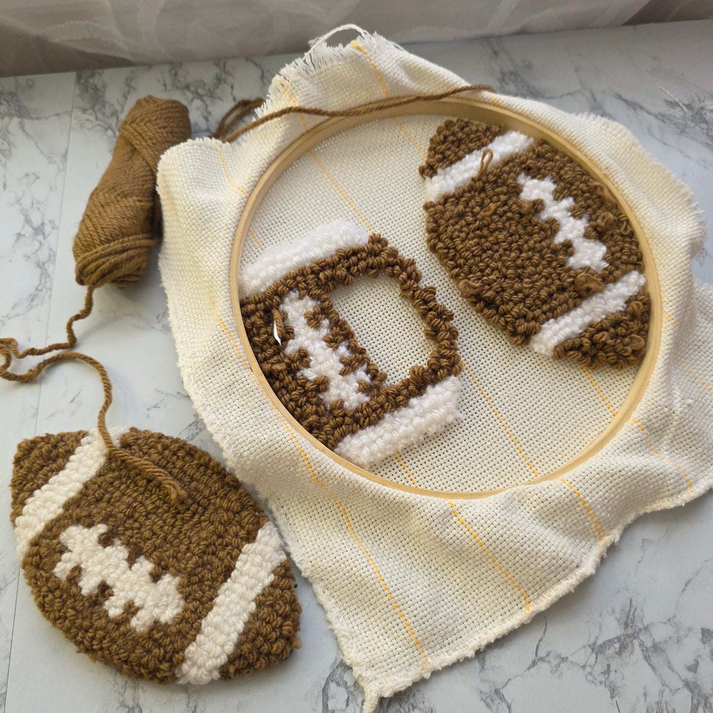 Mug Rug, Football, Sports Coaster