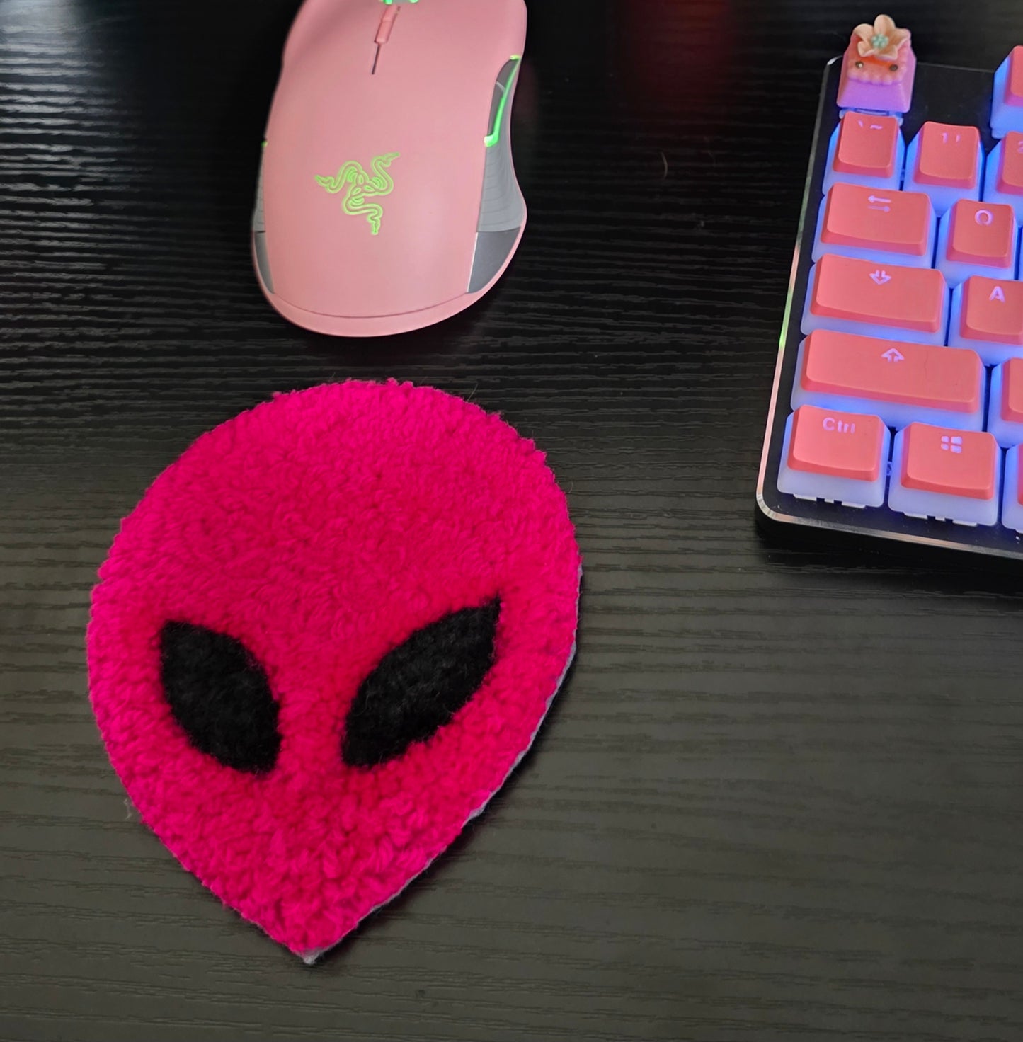 Mug Rug, Alien Face