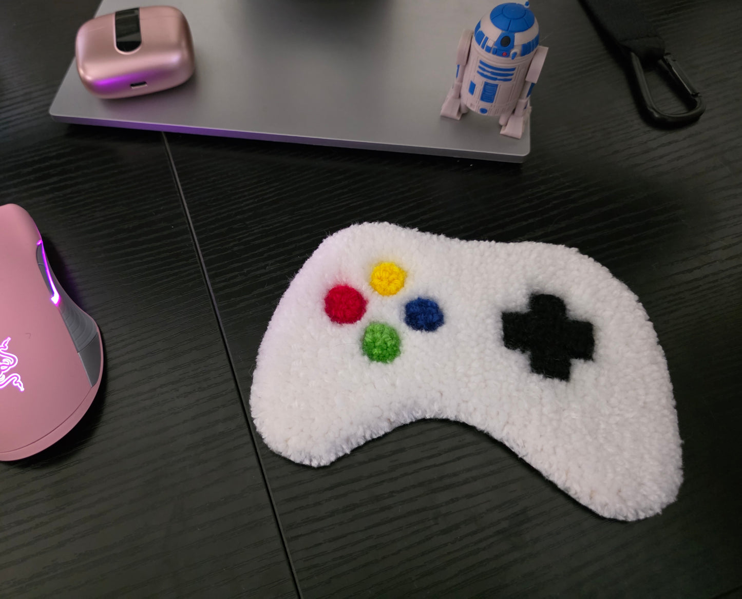 White Game Controller, MugRug