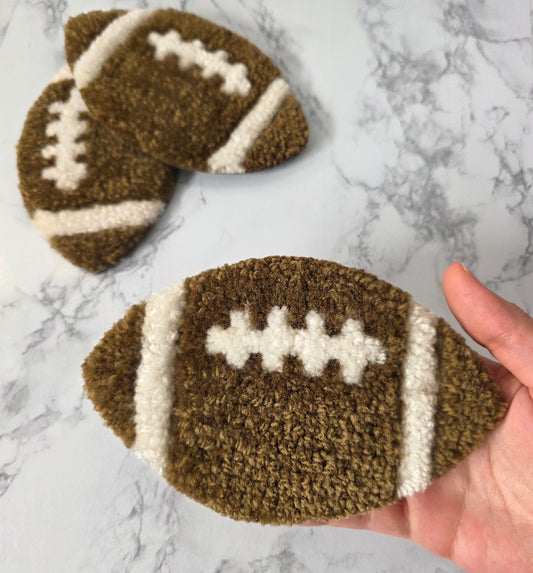 Mug Rug, Football, Sports Coaster