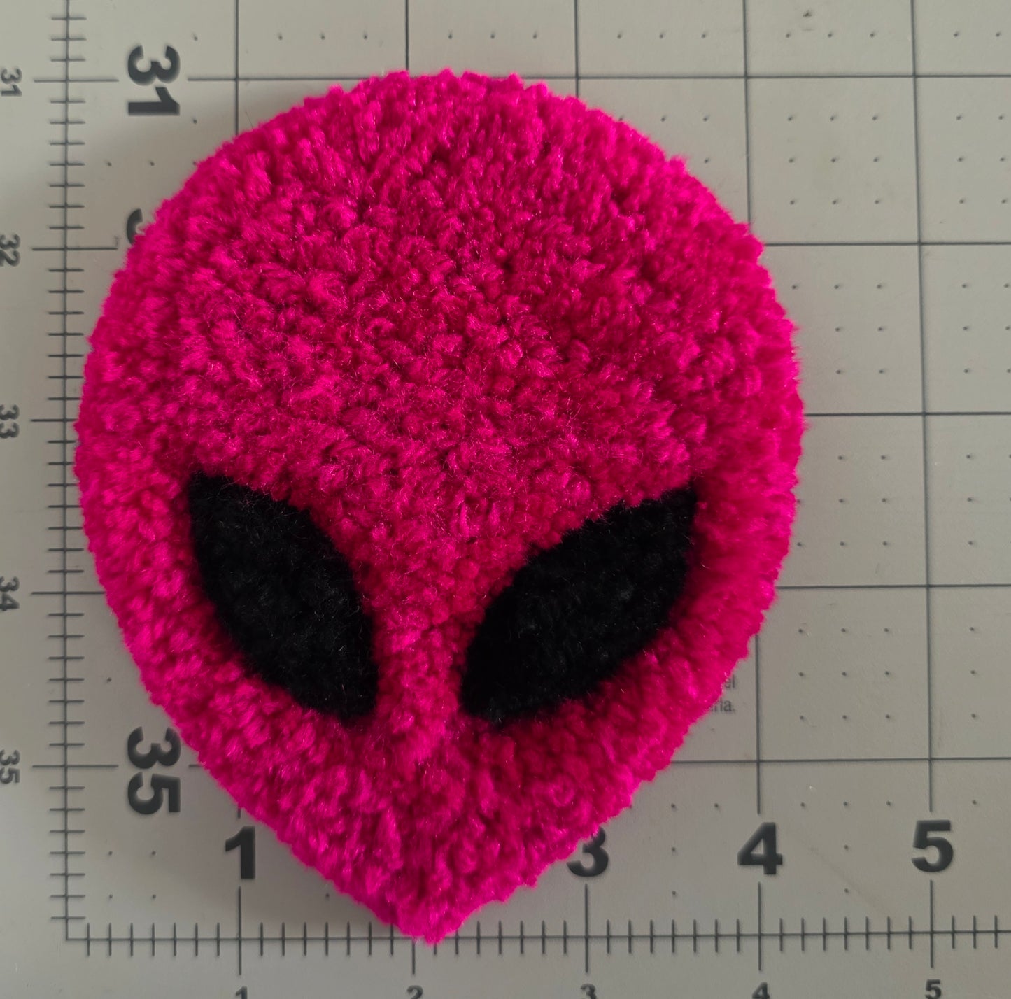 Mug Rug, Alien Face
