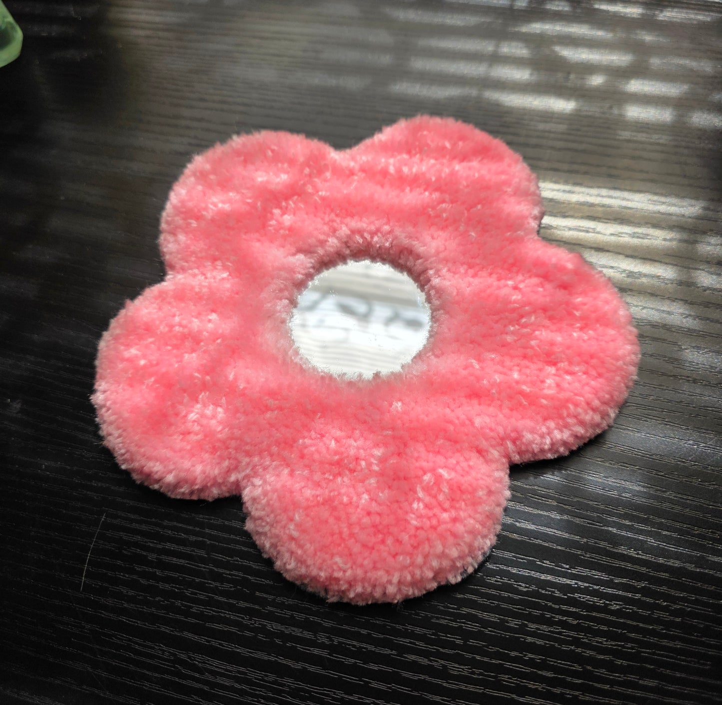 Pink Flower Mirror