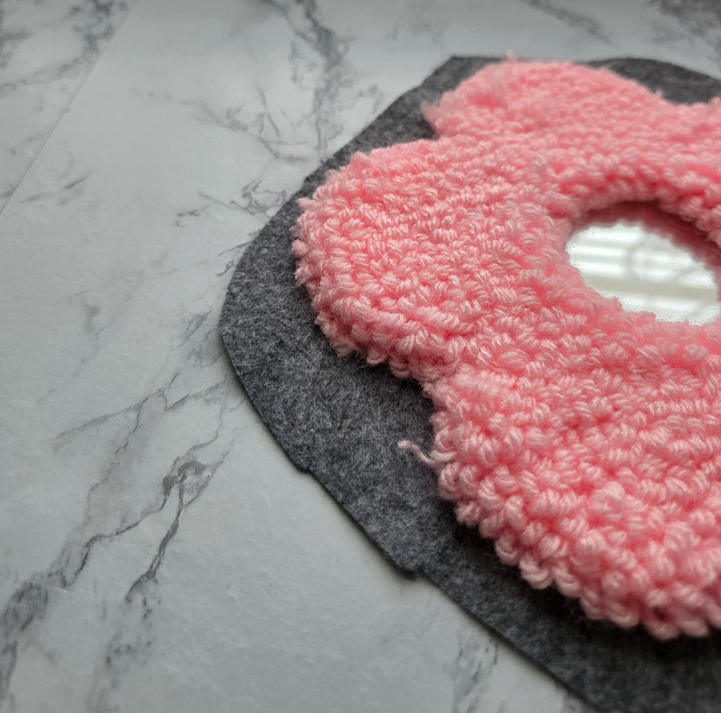 Pink Flower Mirror