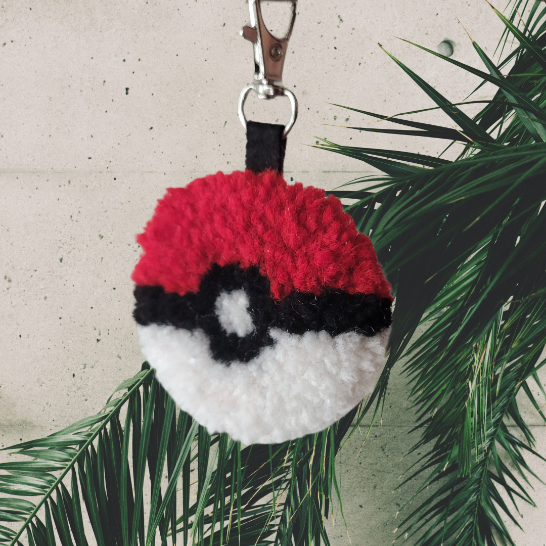 Pokeball keychain