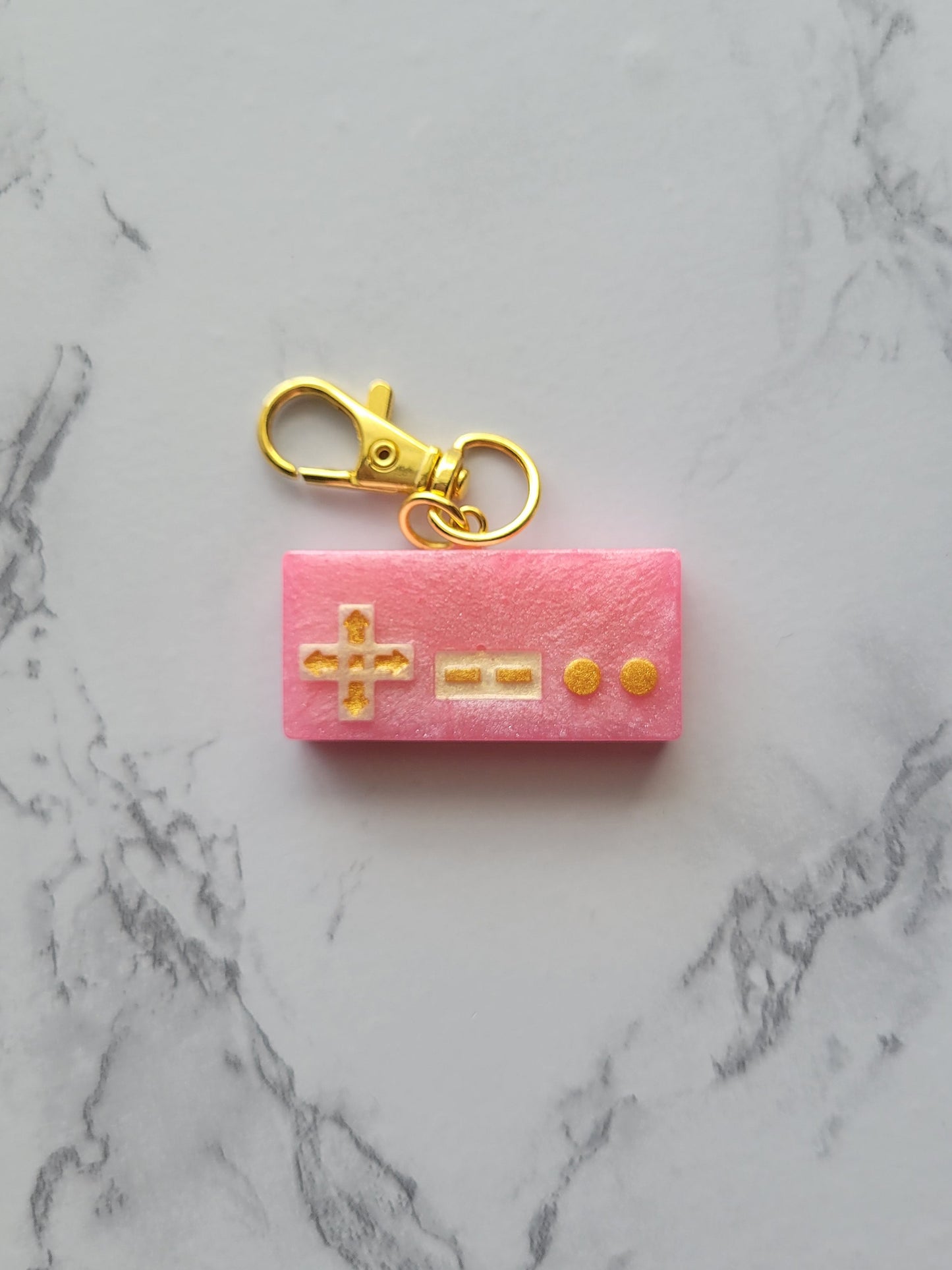 Gamer Keychain, Pink