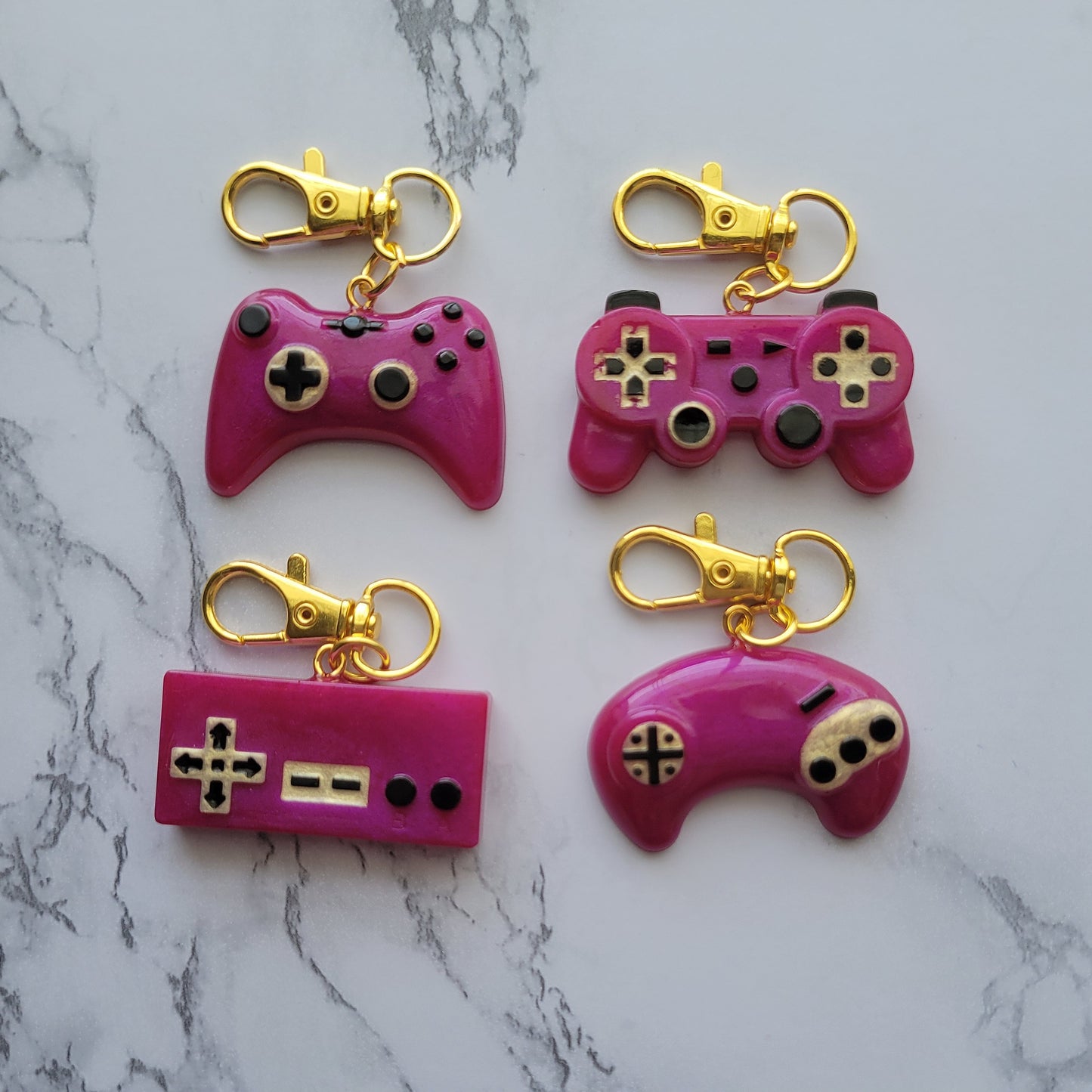 Gamer Keychain, Tender Purple