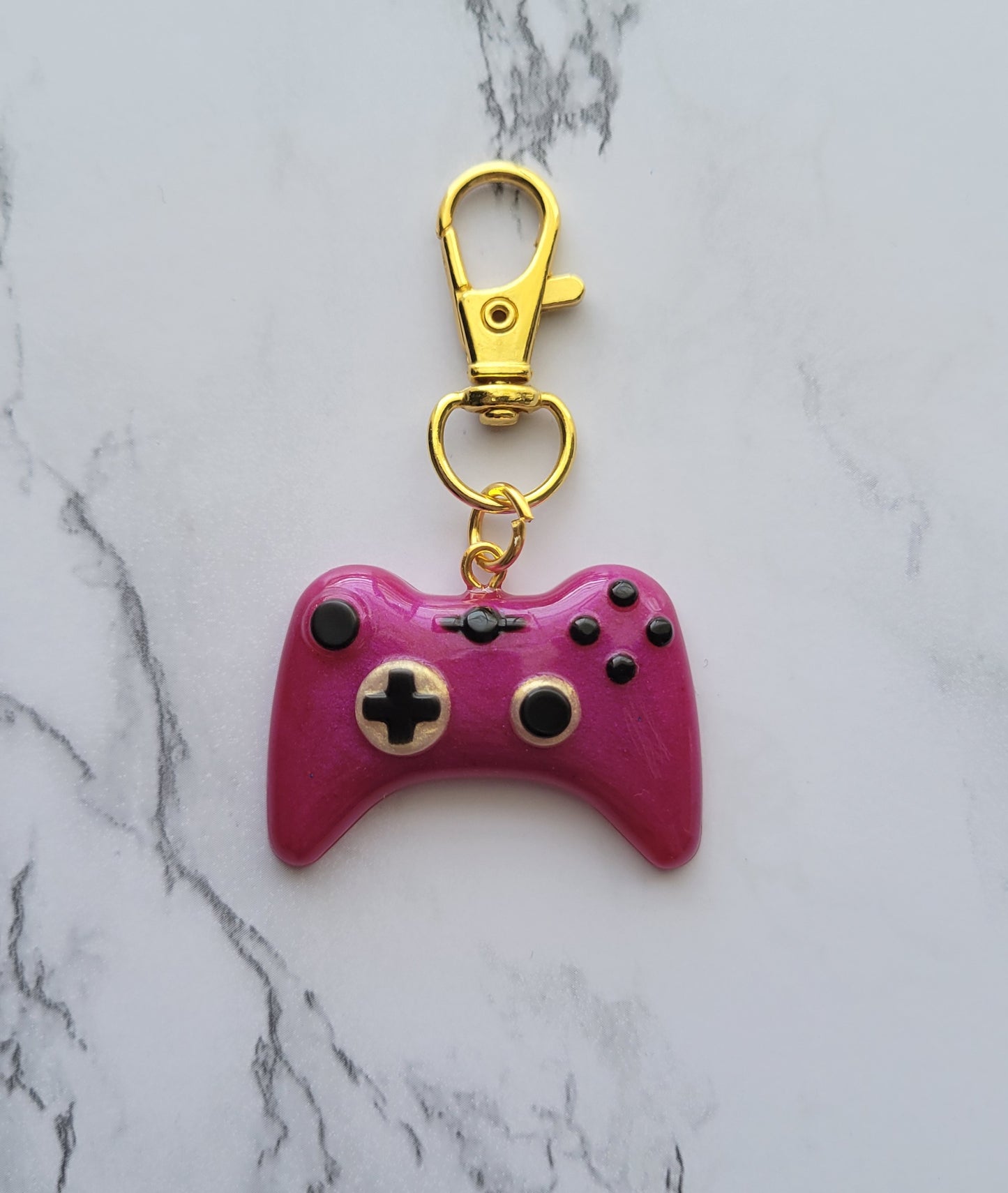 Gamer Keychain, Tender Purple