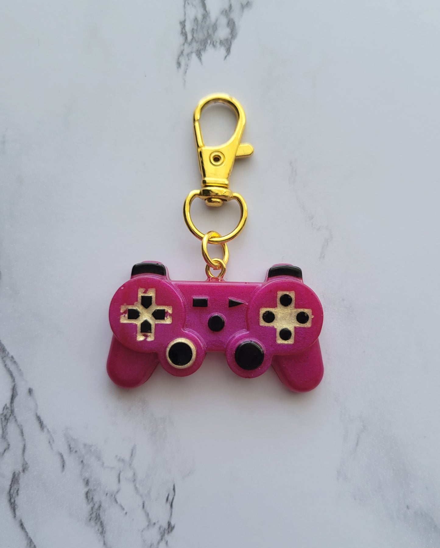 Gamer Keychain, Tender Purple