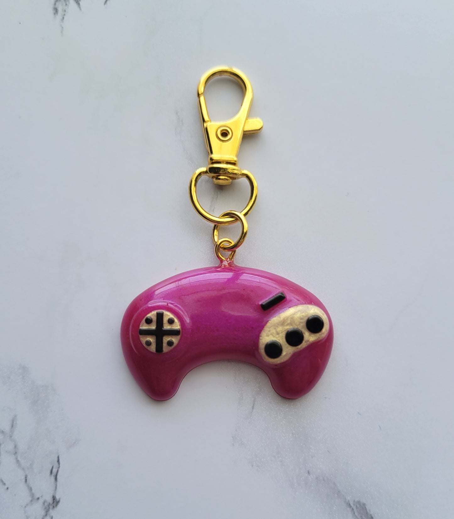 Gamer Keychain, Tender Purple