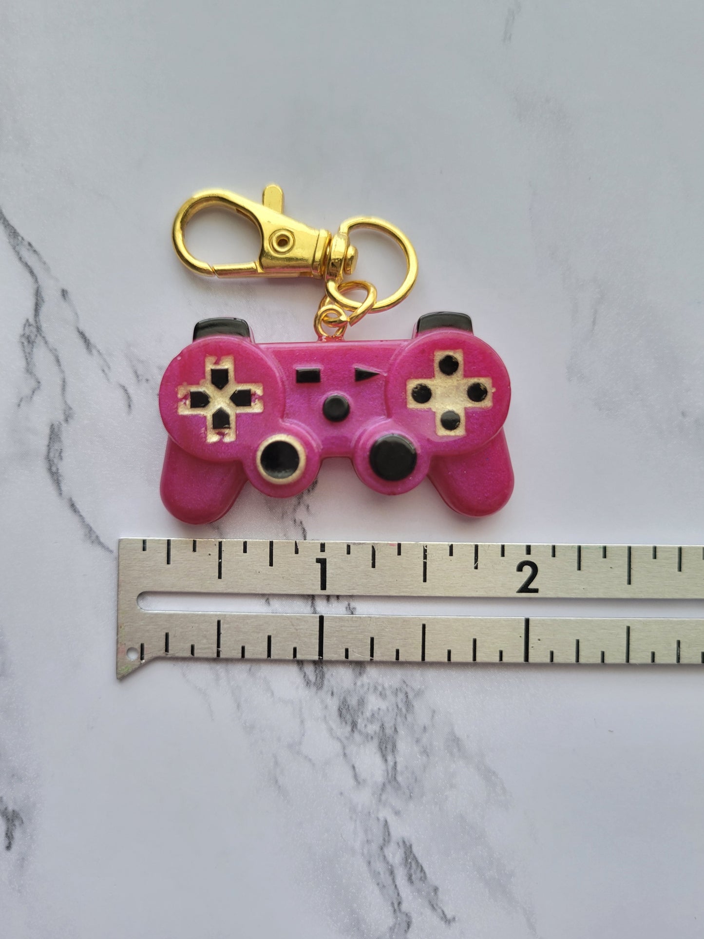 Gamer Keychain, Tender Purple