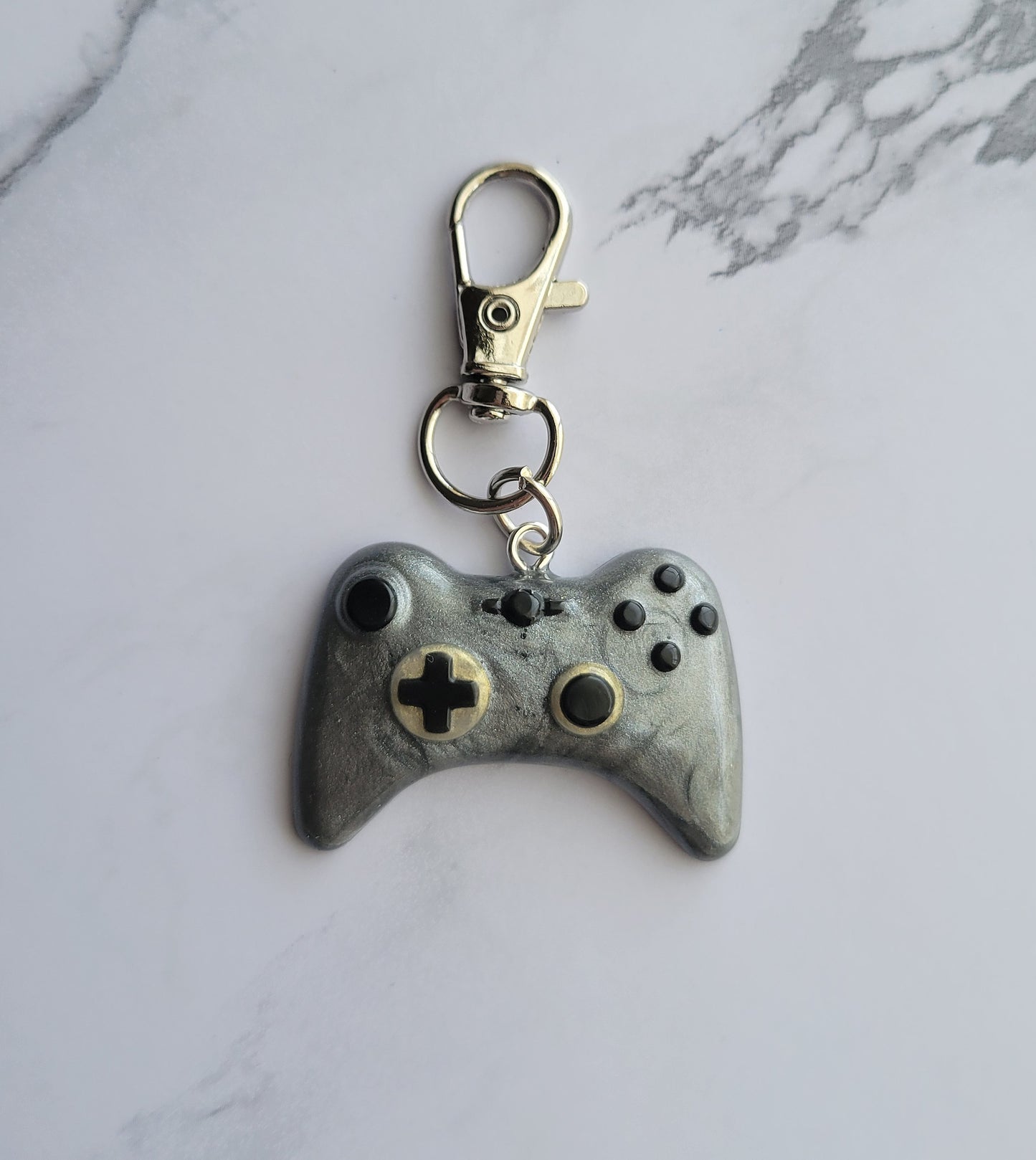 Gamer Keychain, Grey