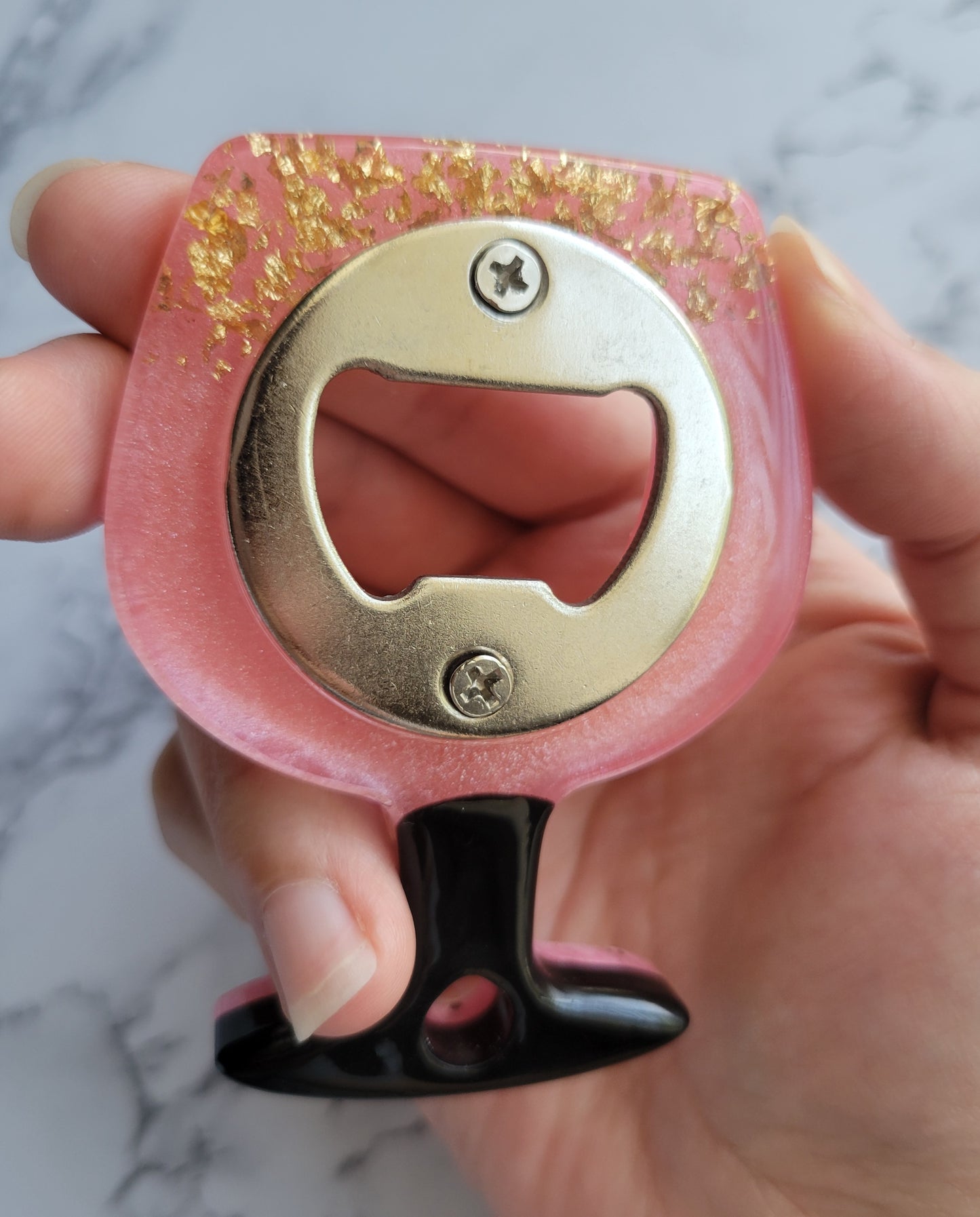 Wine Bottle Opener, Pink