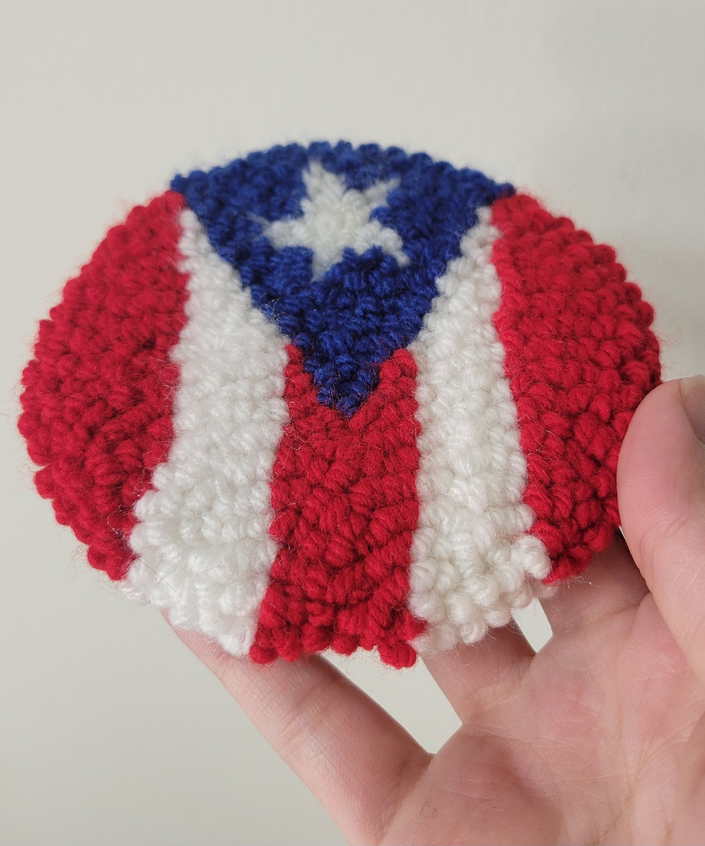 Mug Rug, Puerto Rican flag