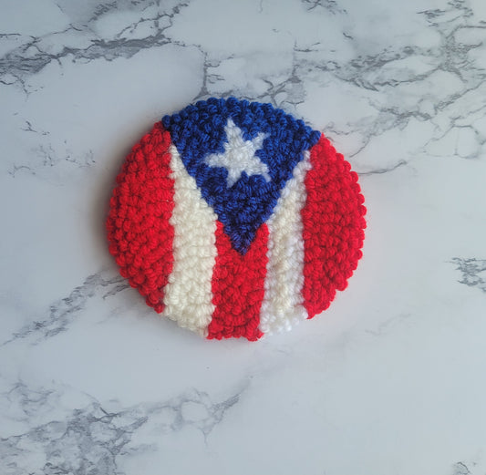 Mug Rug, Puerto Rican flag