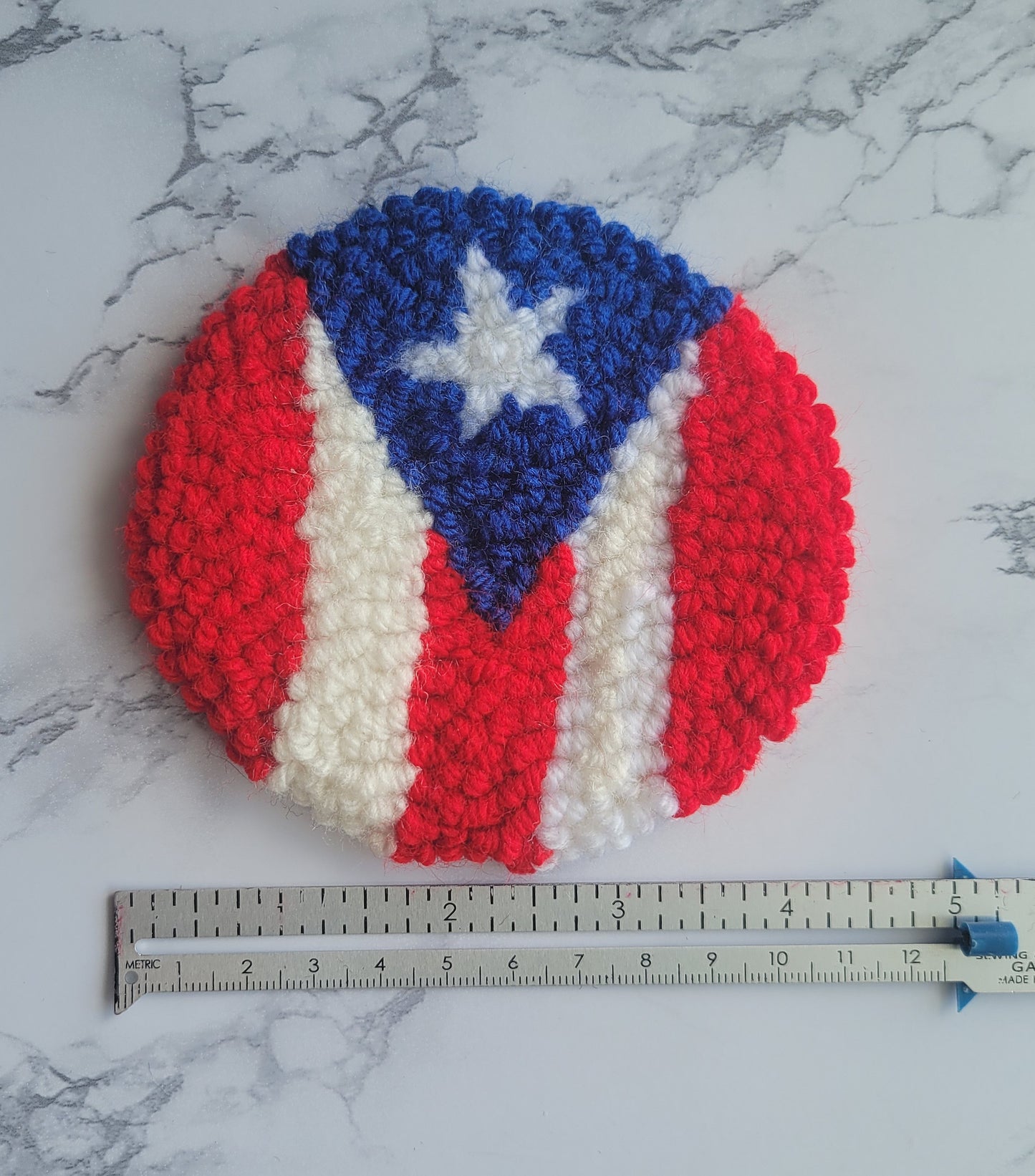 Mug Rug, Puerto Rican flag