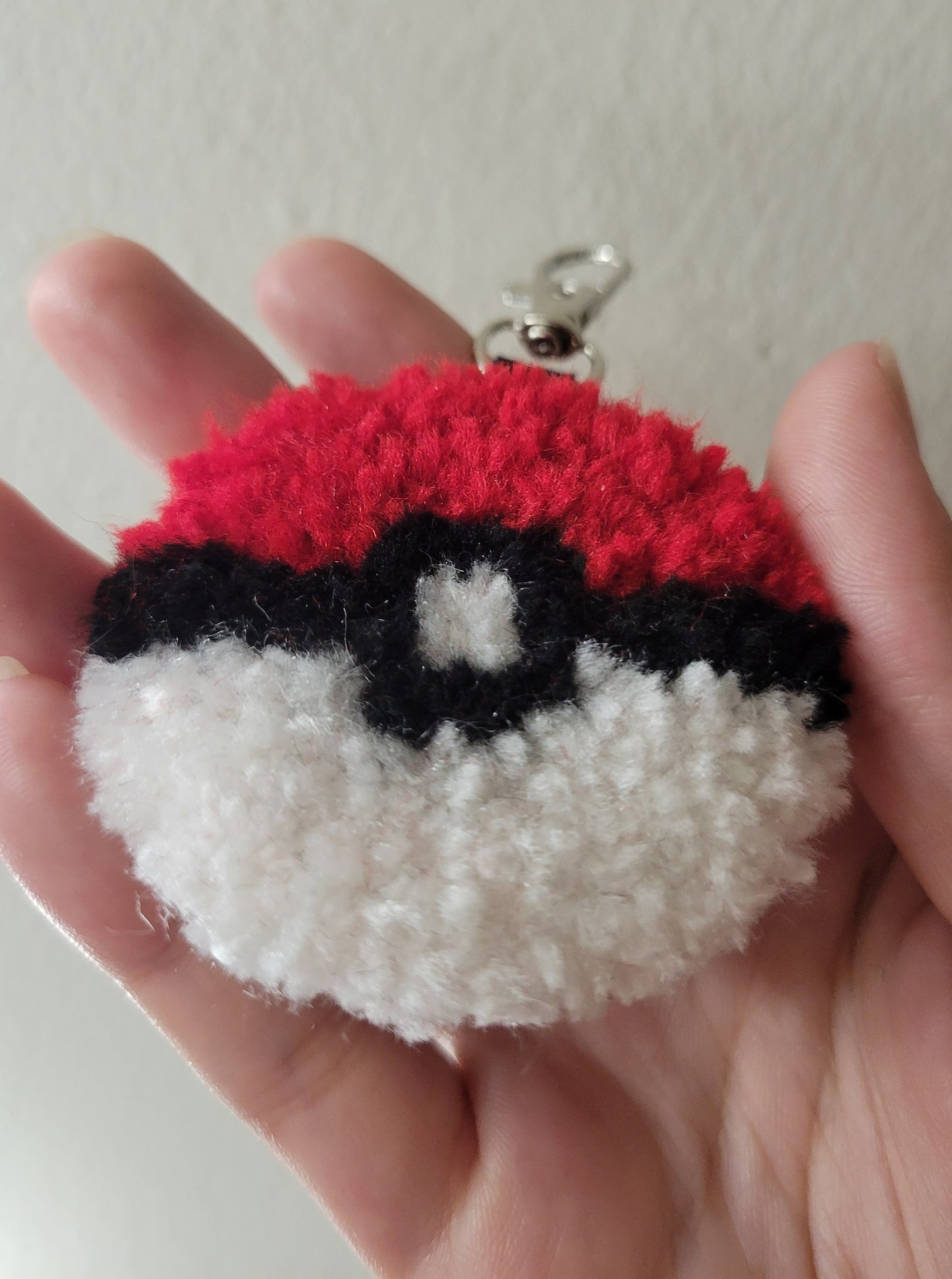 Pokeball keychain