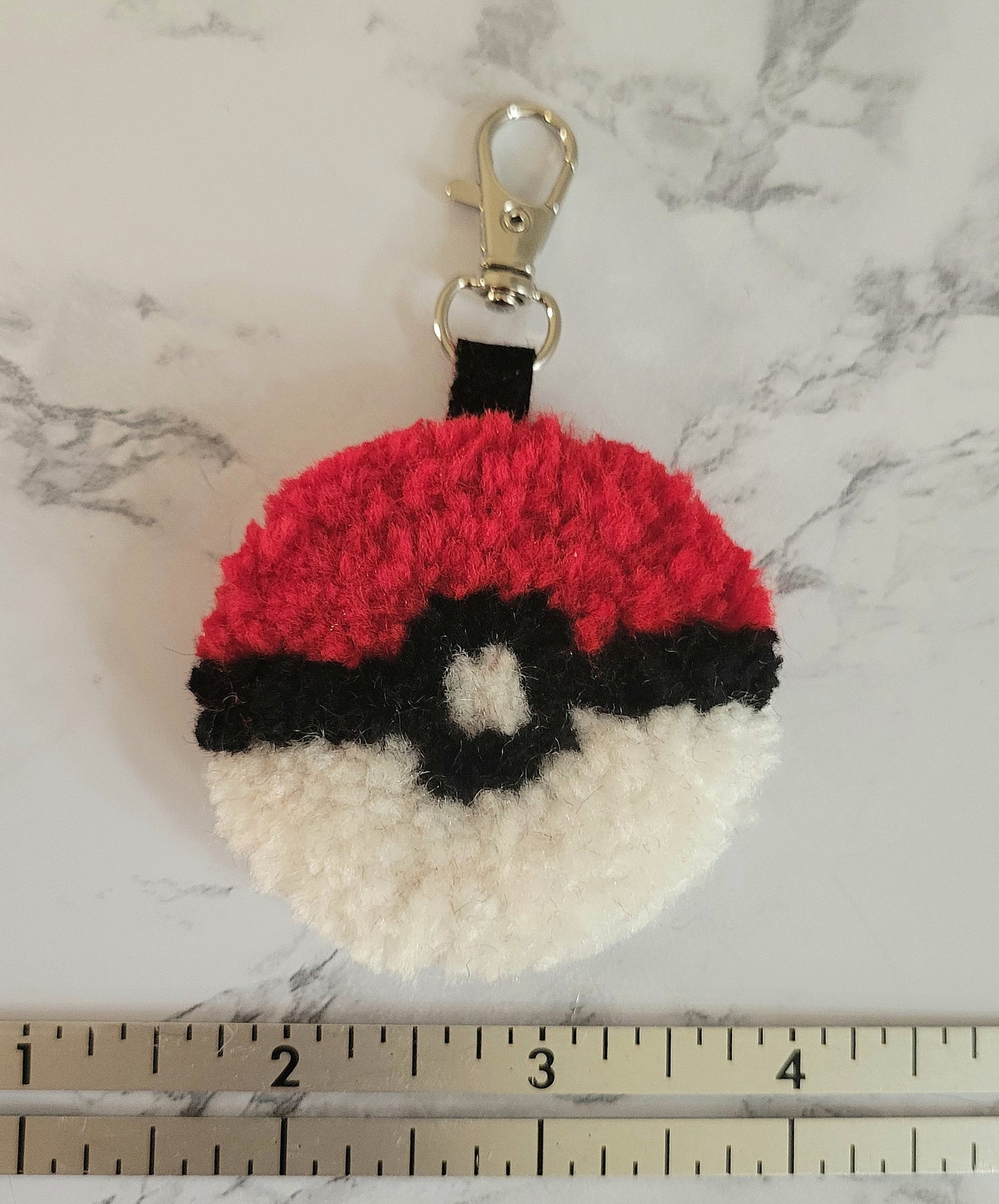 Pokeball keychain