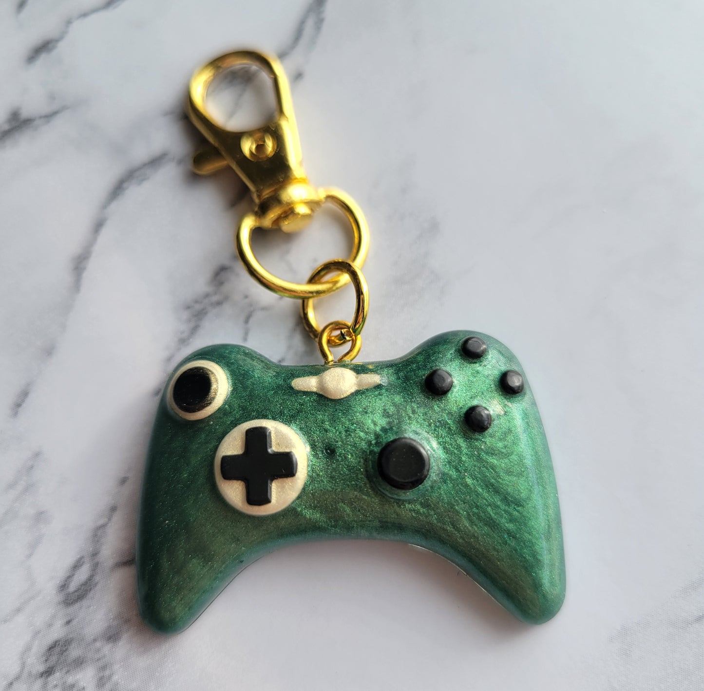 Gamer Keychain, Green