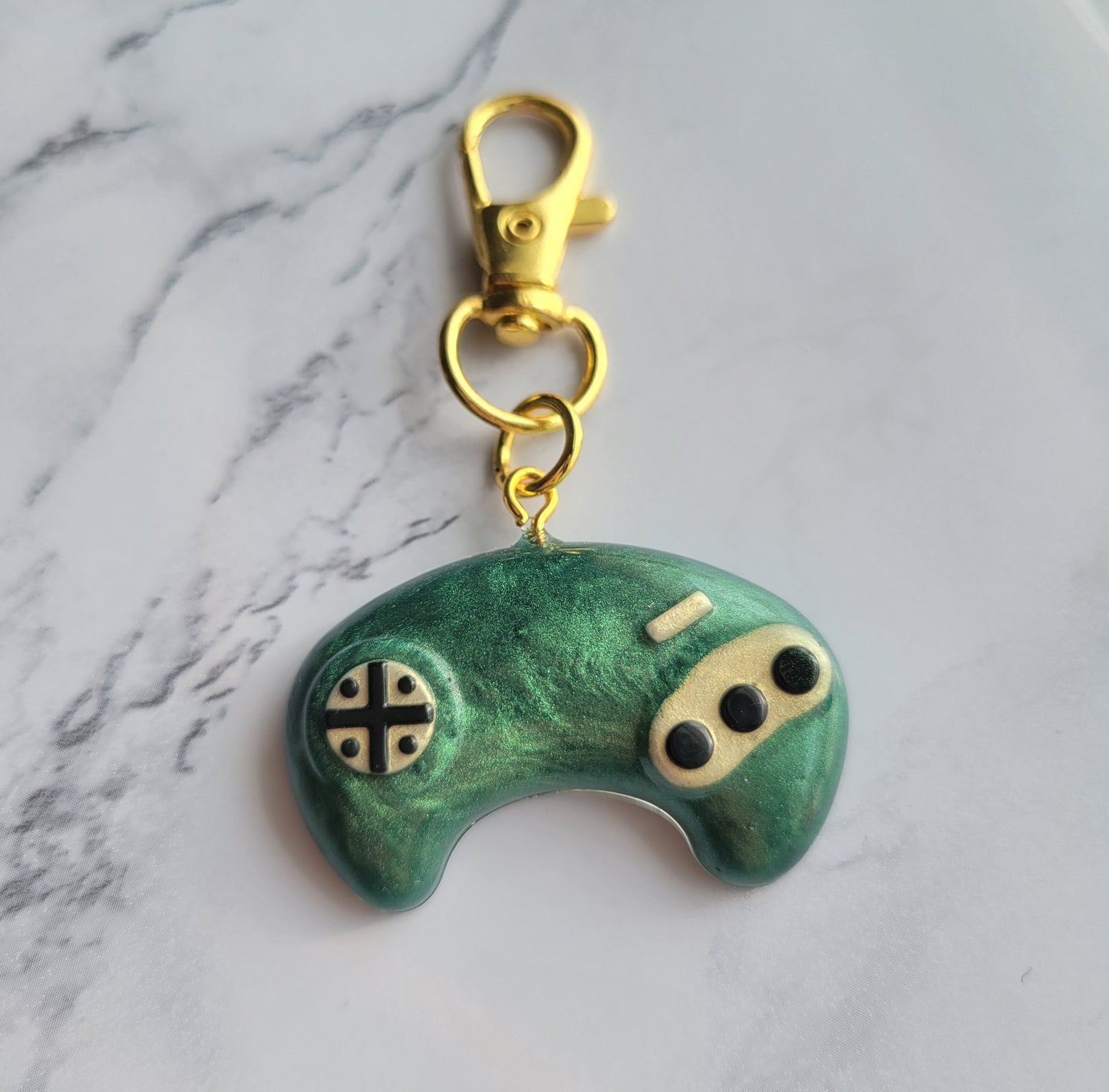 Gamer Keychain, Green