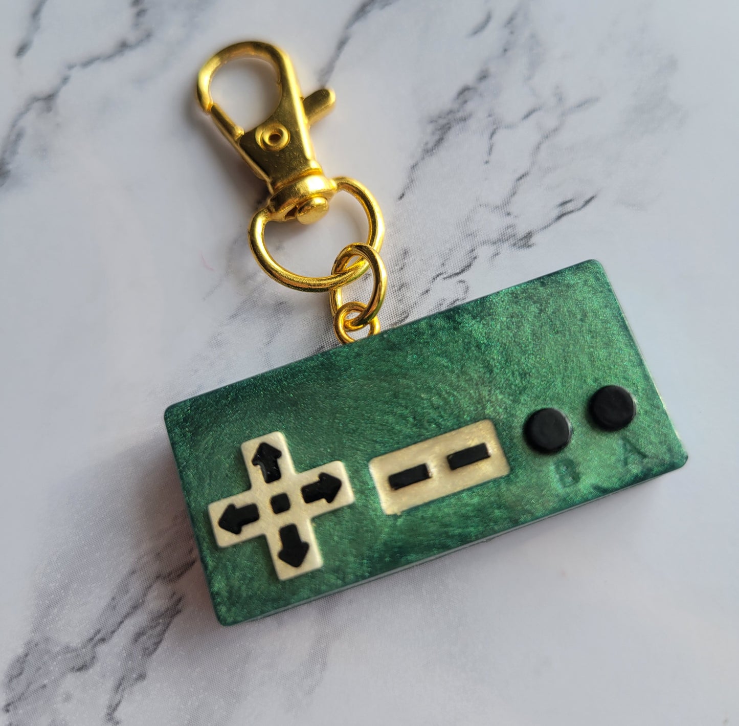 Gamer Keychain, Green