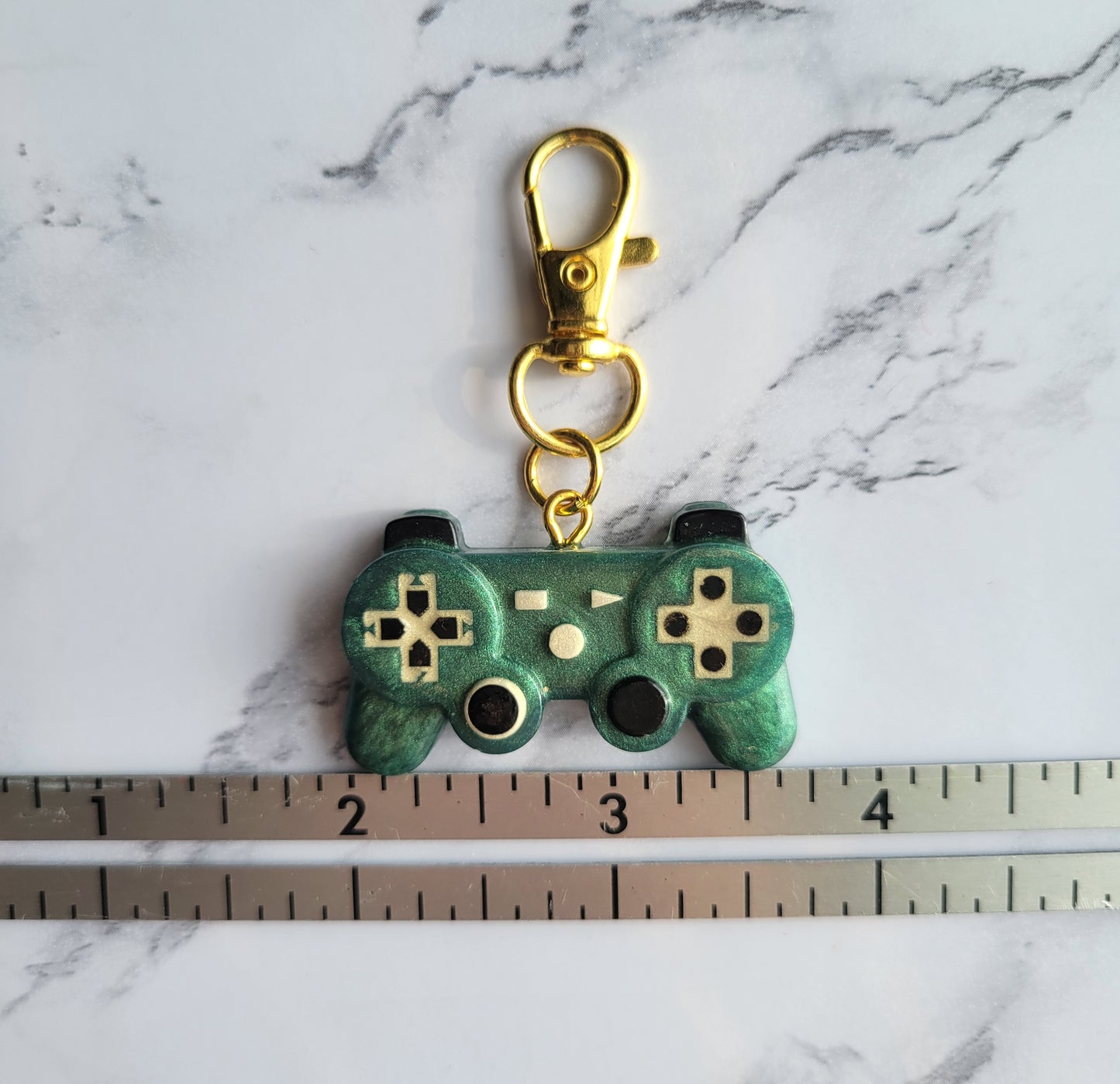 Gamer Keychain, Green