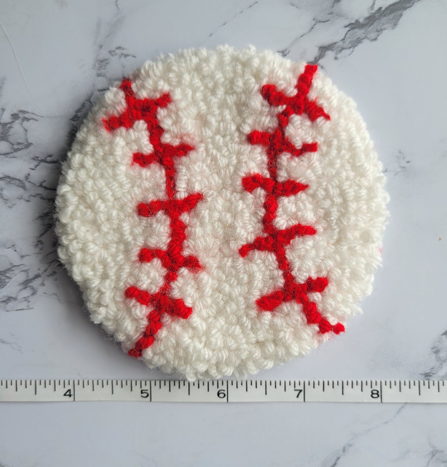 Mug Rug, Baseball, Sports Coaster