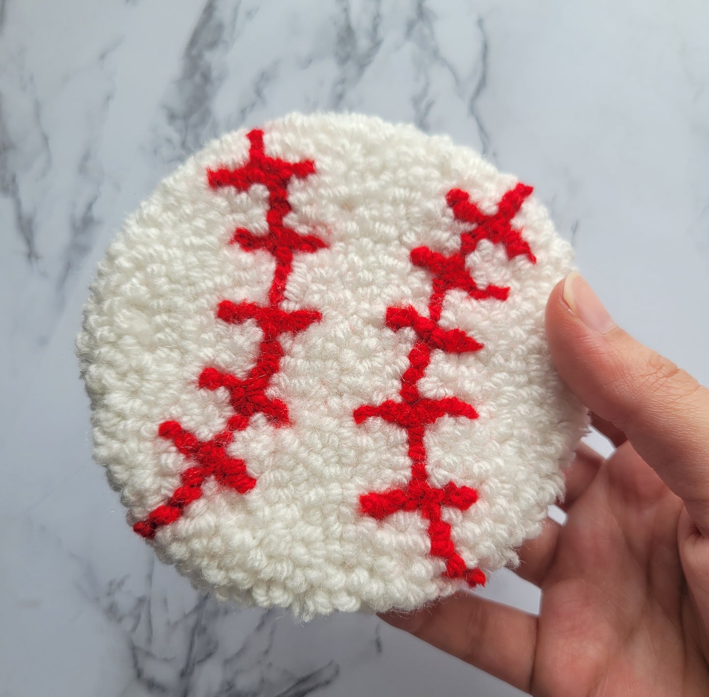 Mug Rug, Baseball, Sports Coaster