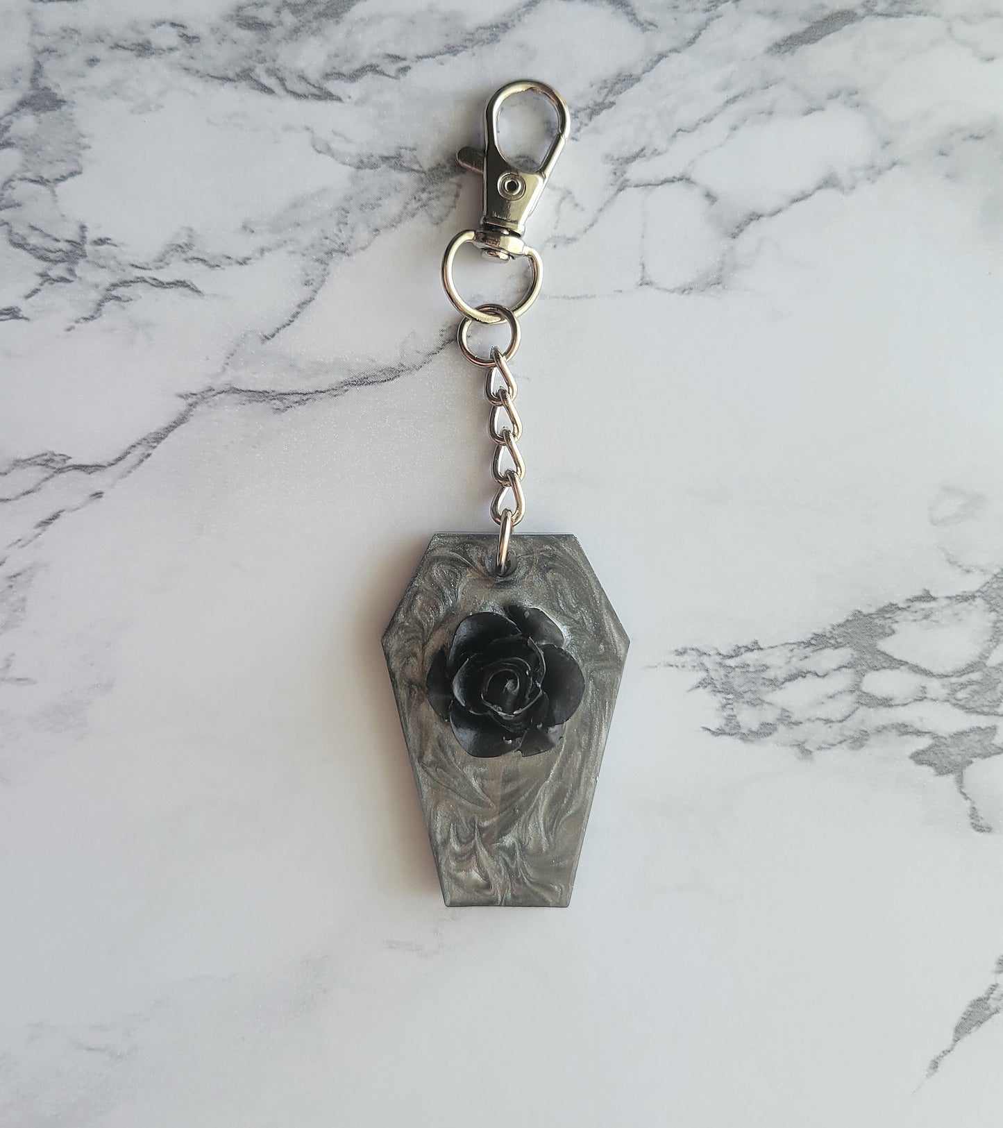 Coffin Flower Keychain