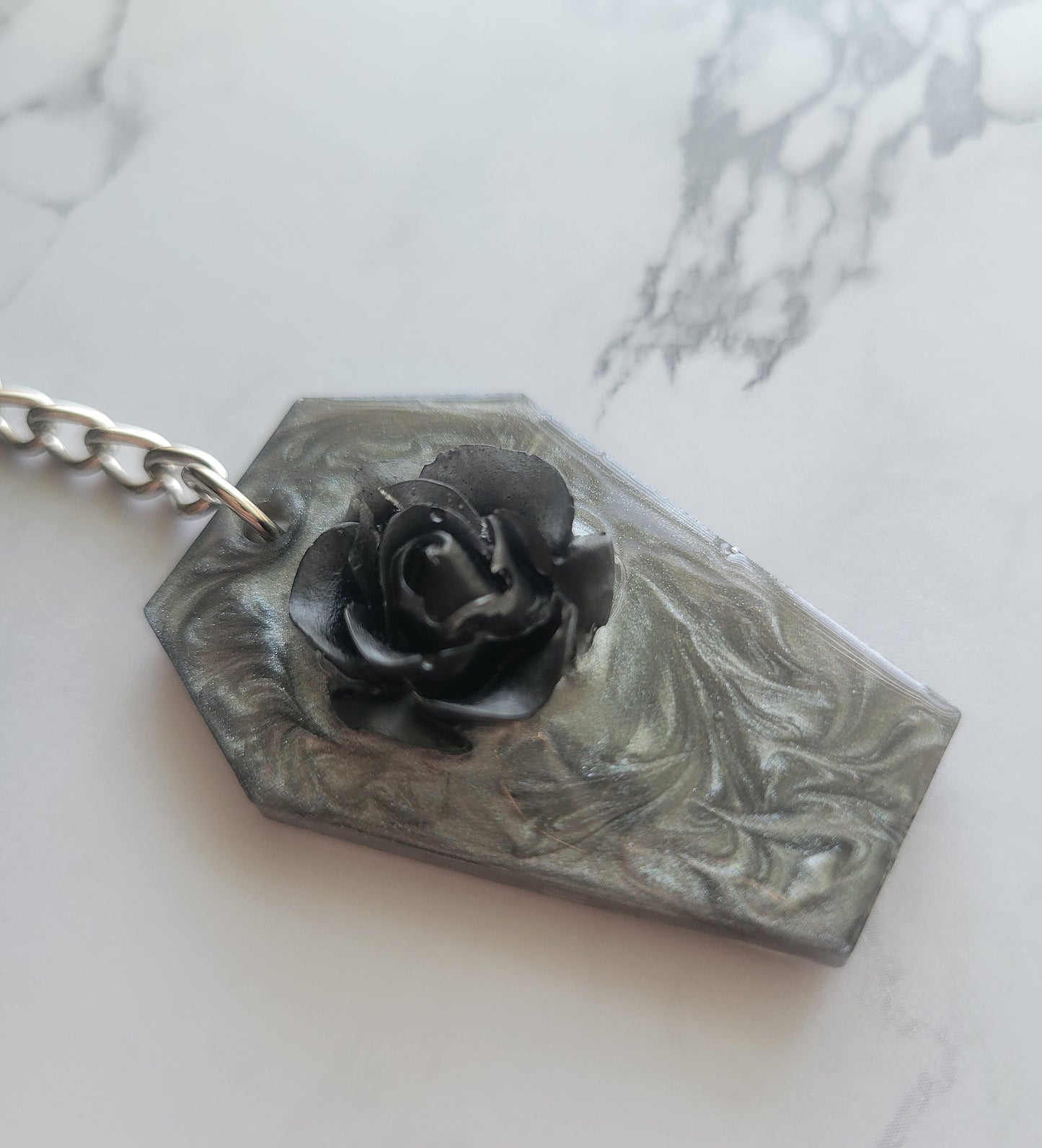 Coffin Flower Keychain