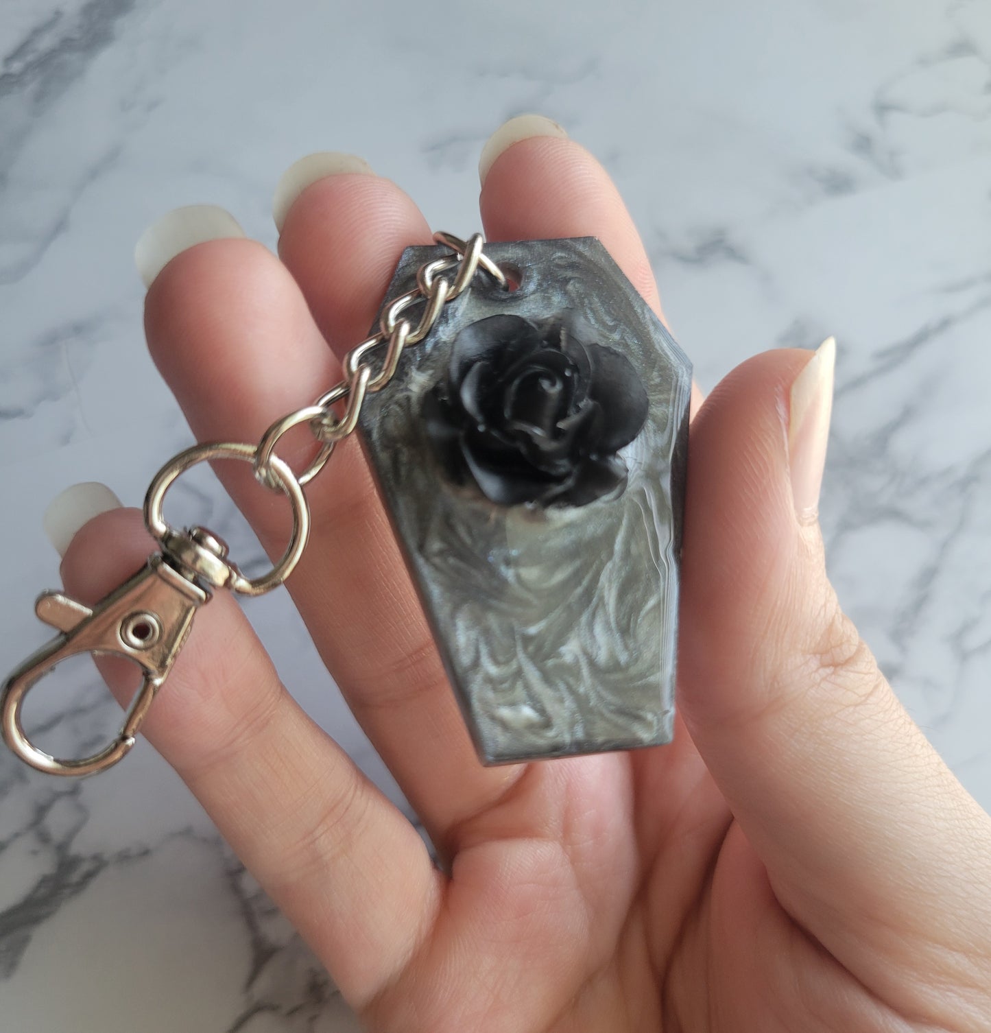 Coffin Flower Keychain