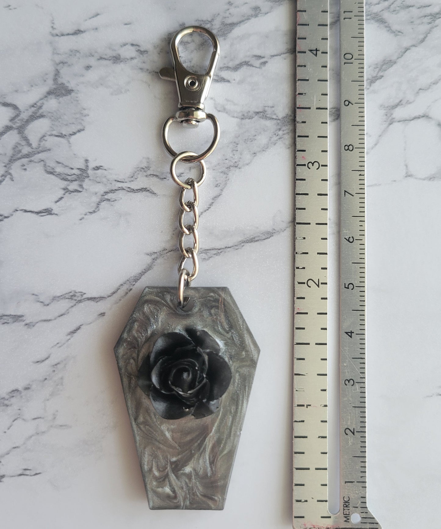 Coffin Flower Keychain