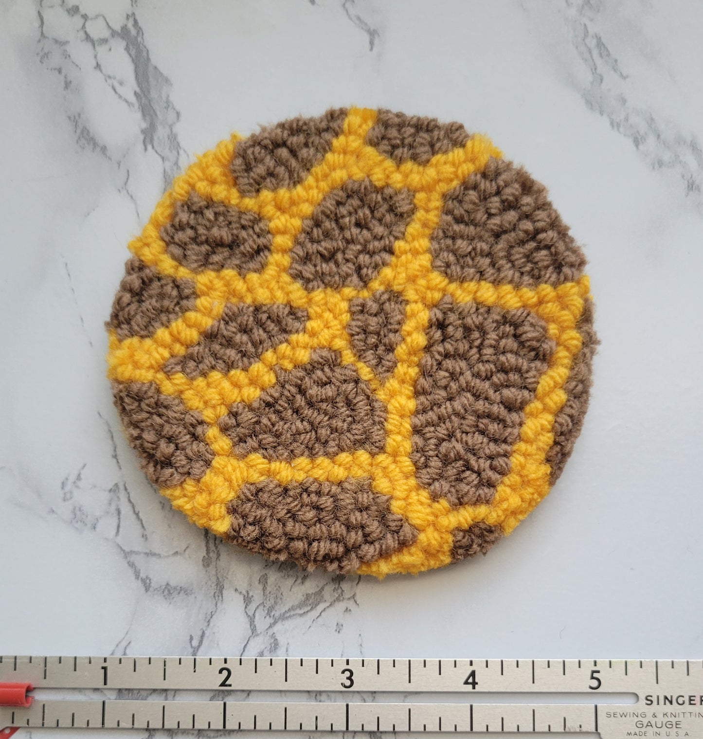 Mug Rug, Giraffe Pattern