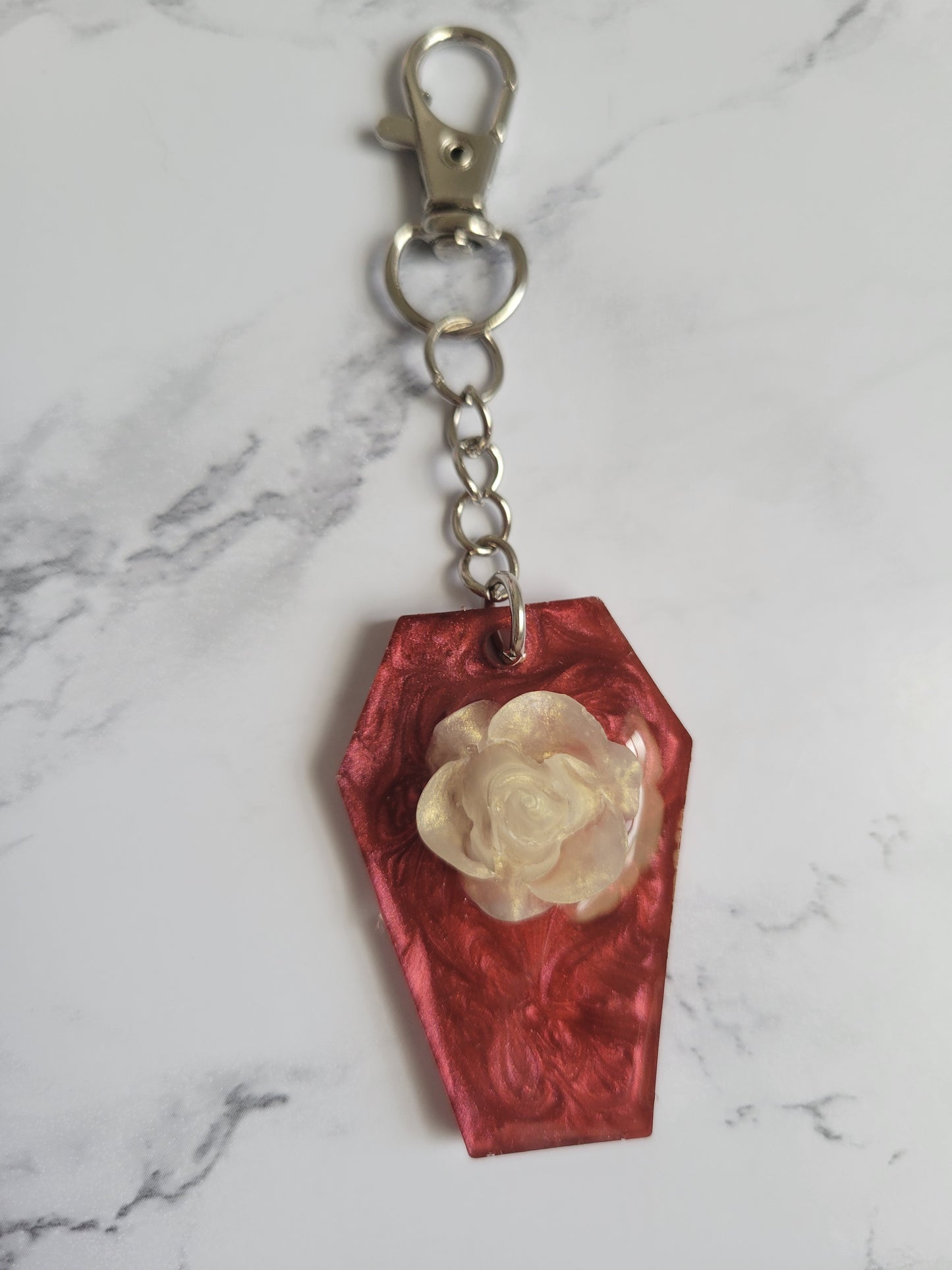 Coffin Flower Keychain