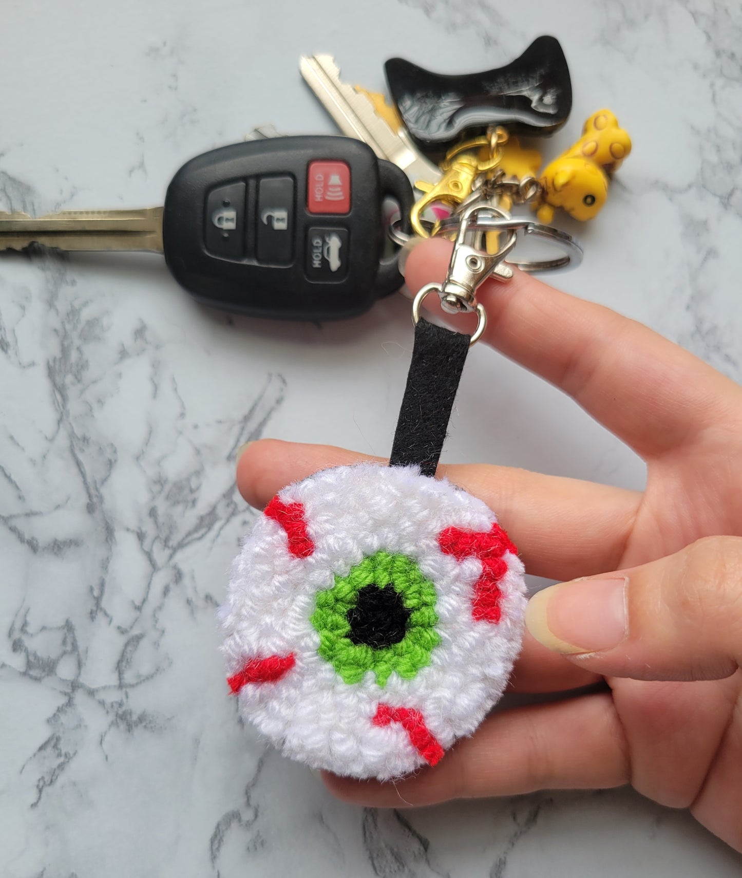 Eyeball Keychain