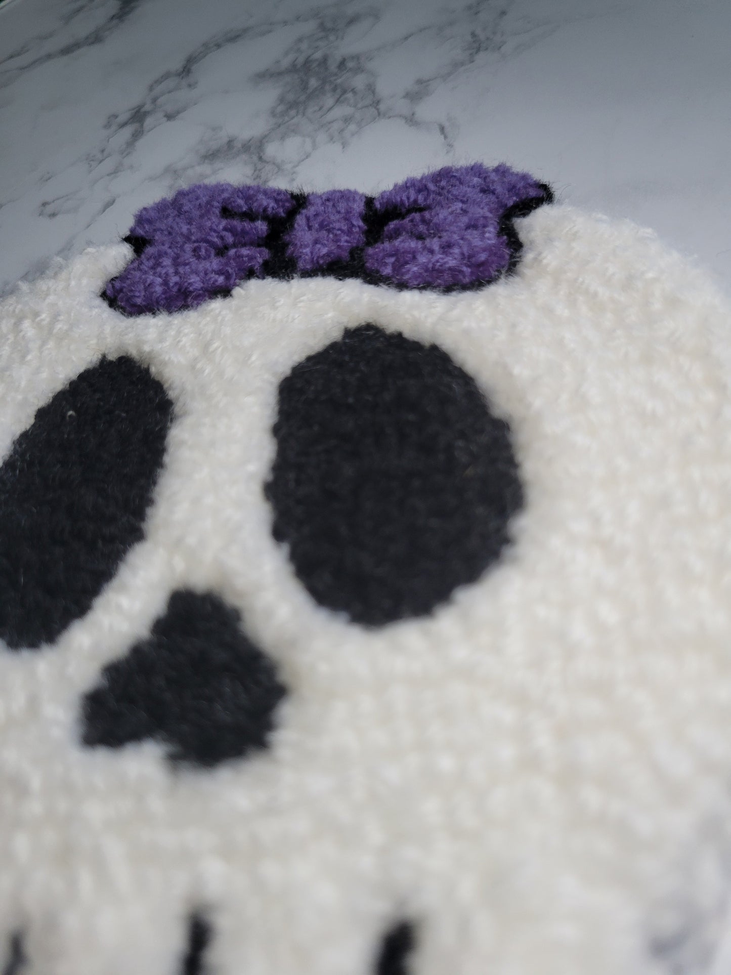 Mug Rug, Cute Skull