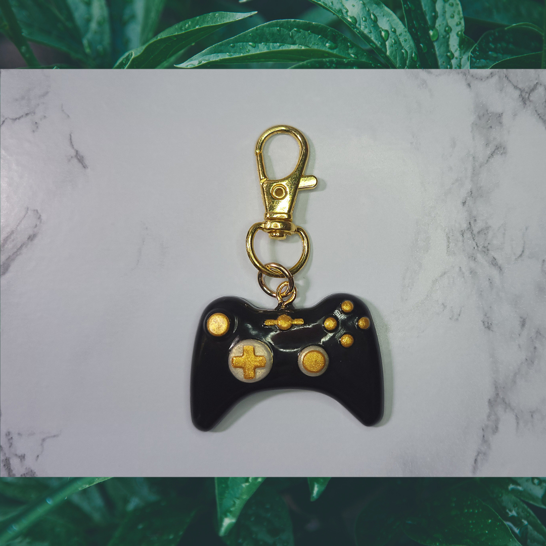 Gamer Keychain, Black