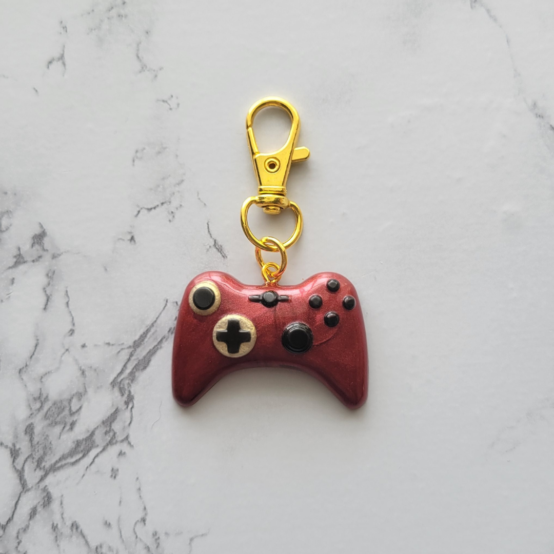 Gamer Keychain, Red