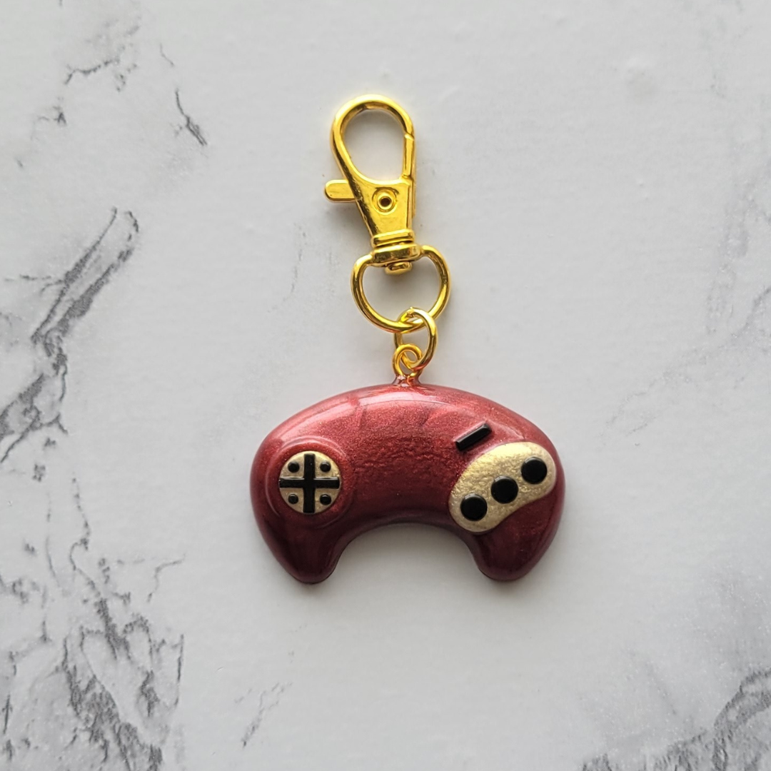 Gamer Keychain, Red