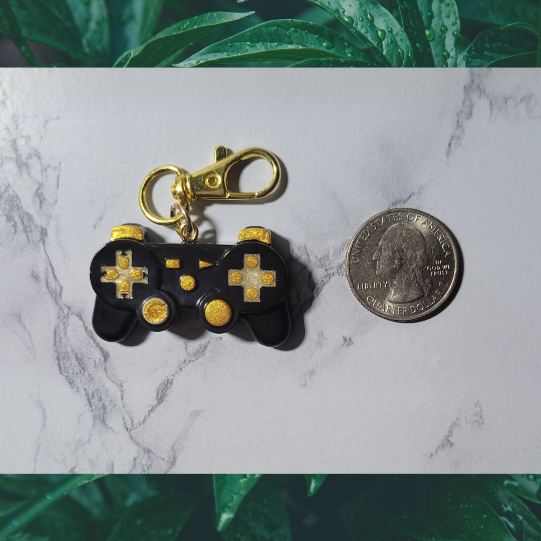 Gamer Keychain, Black