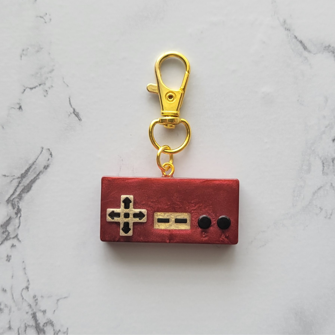 Gamer Keychain, Red