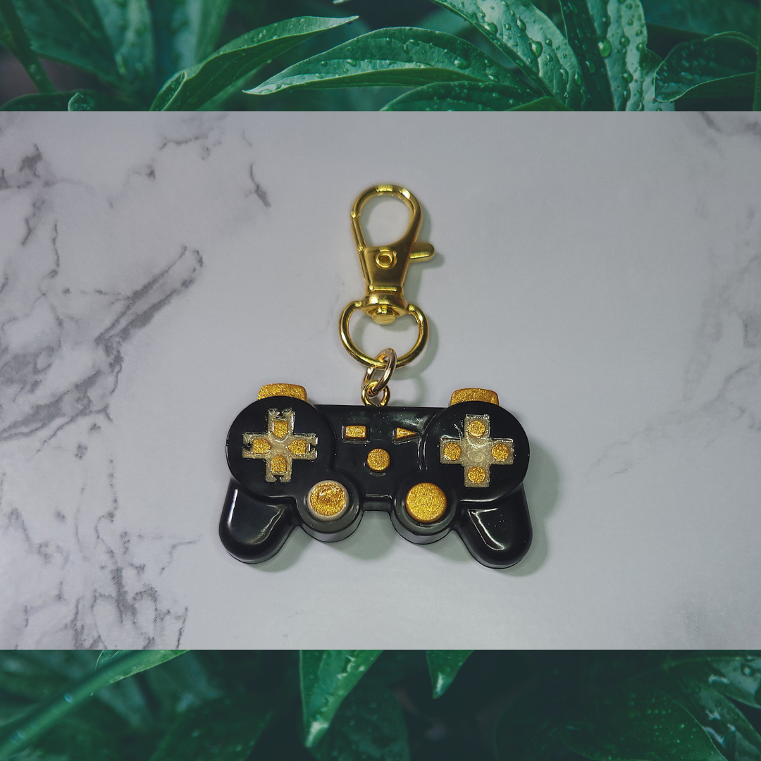 Gamer Keychain, Black