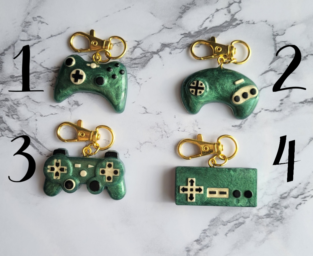 Gamer Keychain, Green