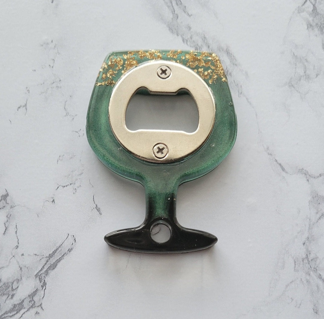 Wine Bottle Opener, Green