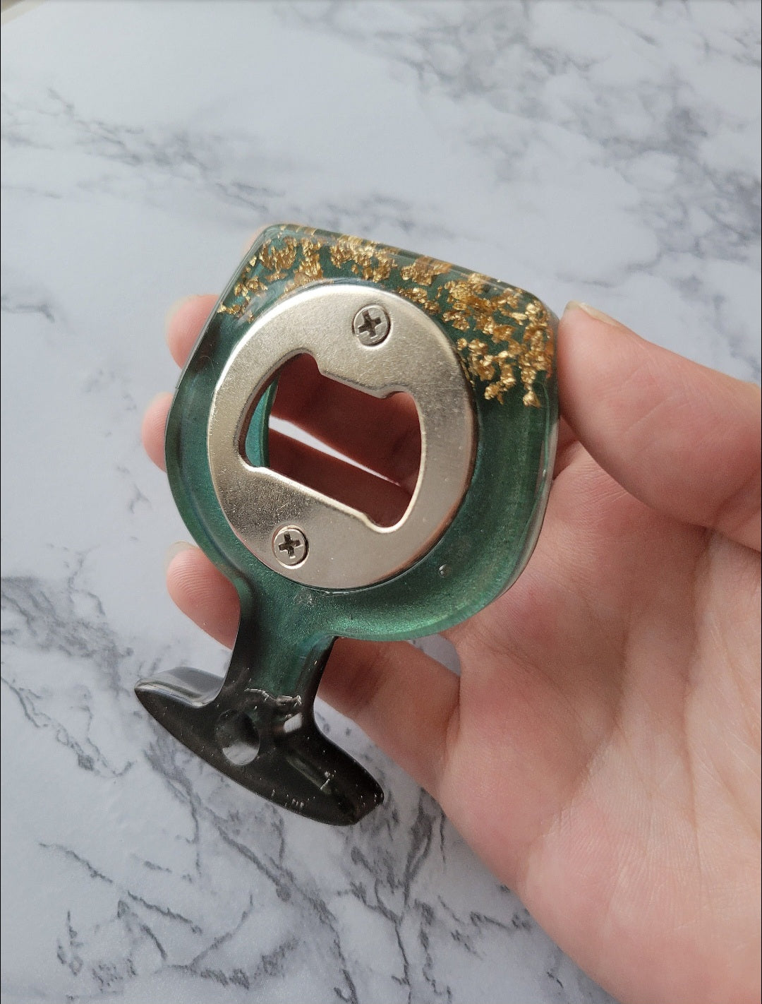 Wine Bottle Opener, Green